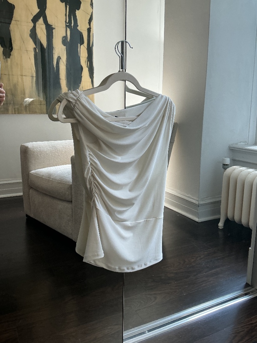 Babaton aritzia white top